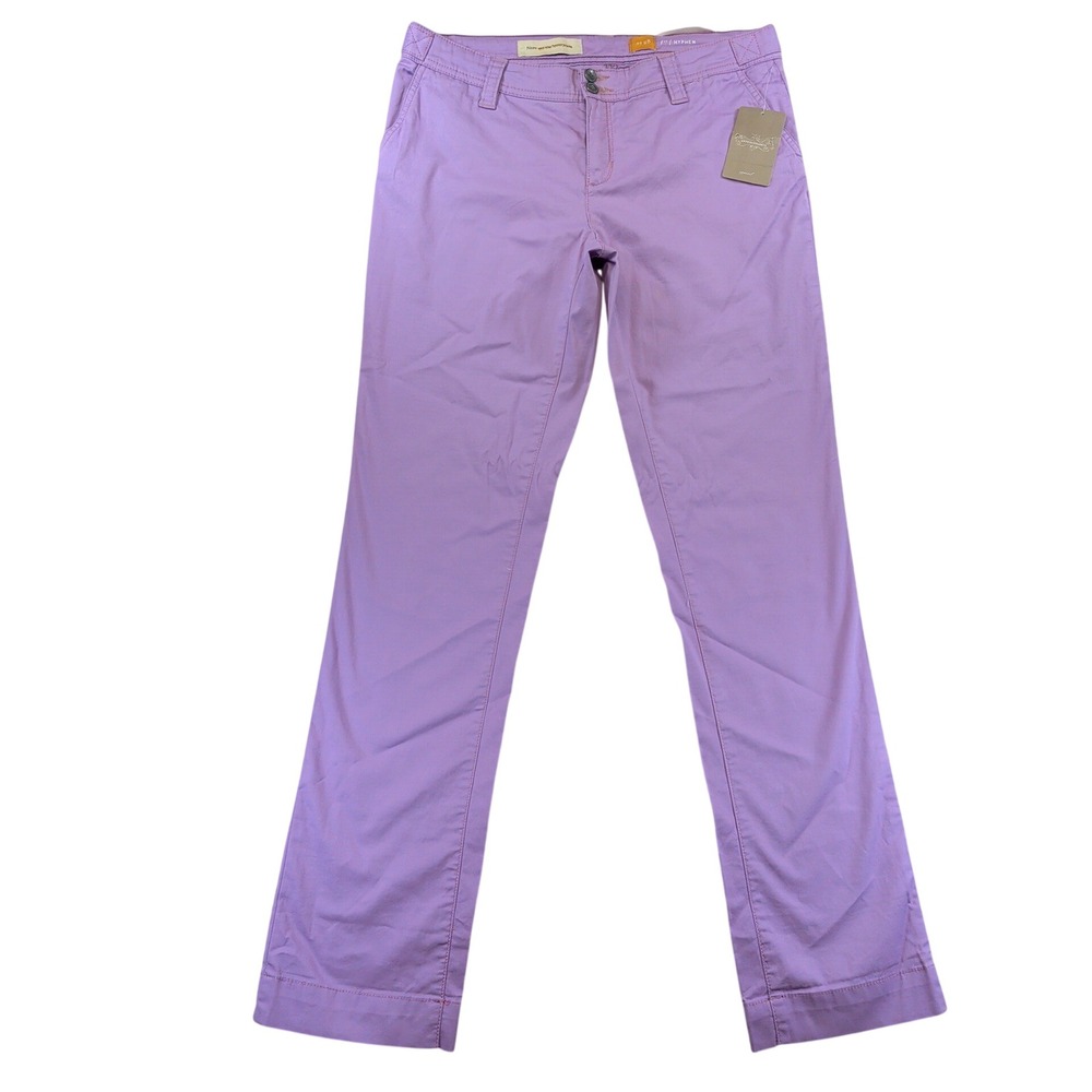 Pilcro & the Letterpress Anthropologie Hyphen Boy‎ Fit Pants Lilac Purple 28 NWT